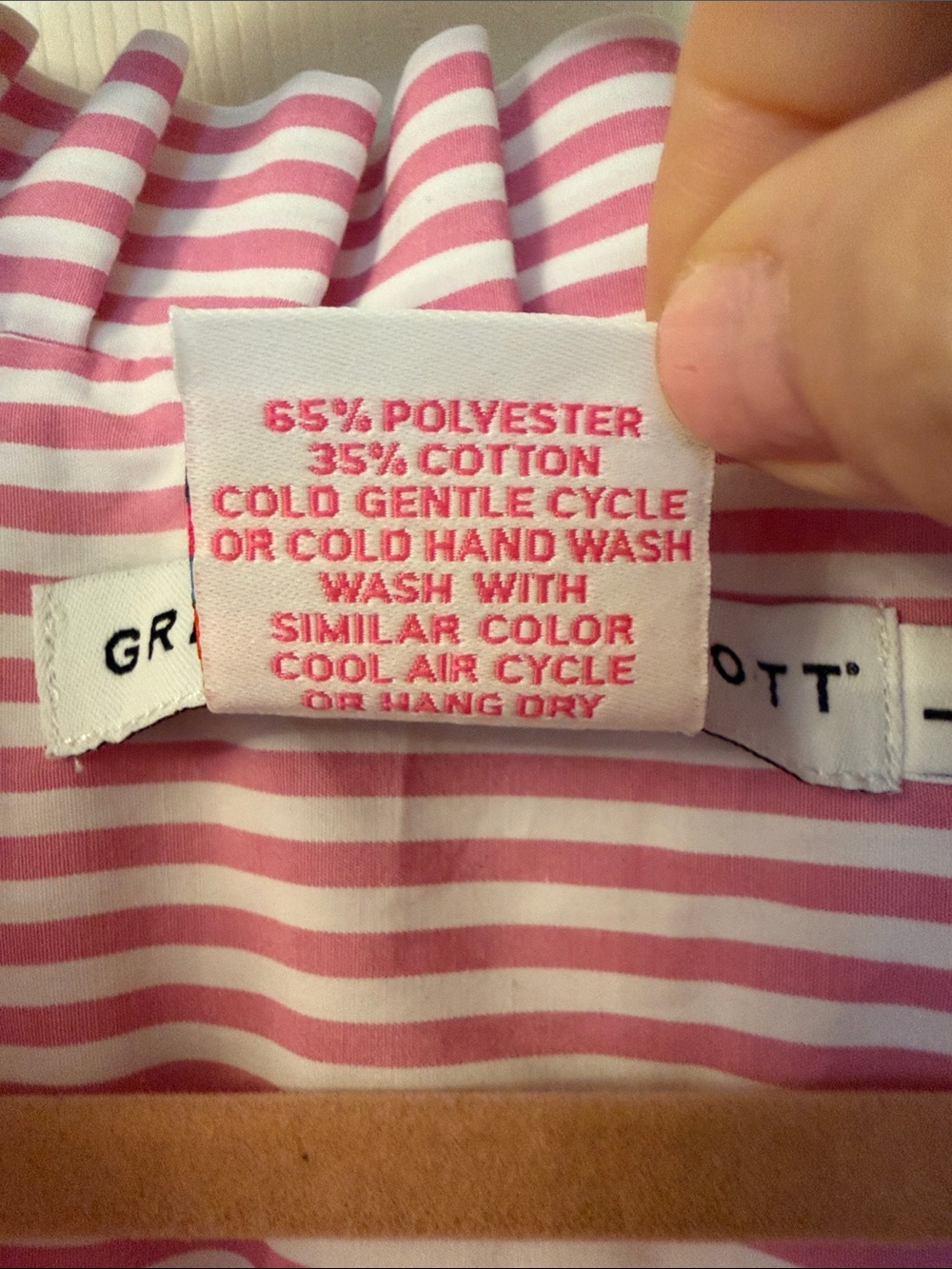 Gretchen Scott Hope Pink & White Striped Sleeveless Ruffle-Neck Dress - Picture 9 of 9